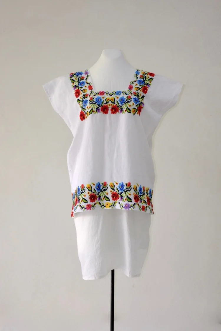 Hipil de mujer de Tahdziú